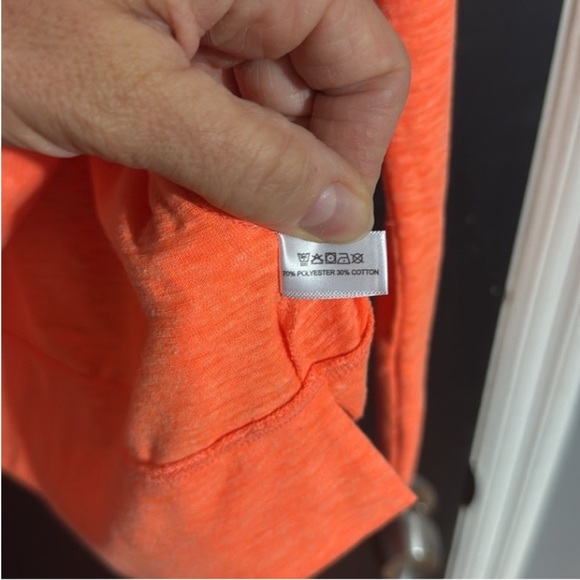 Lisa Todd Embroidered Long Sleeve Bright Orange Size: S - Picture 5 of 7